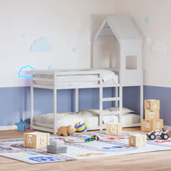 Vidaxl - Toit de lit pour enfants blanc 55x84x132 cm bois de pin massif
