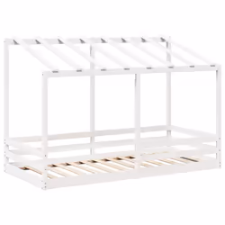 VidaXL 846998 Lit pour enfant Blanc Bois