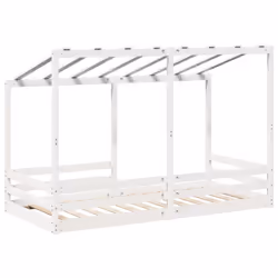 VidaXL 847001 Lit pour enfant Blanc Bois - Vue supplémentaire 6