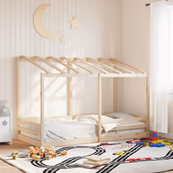 VidaXL 847004 Lit pour enfant Blanc Bois