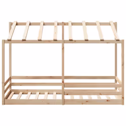VidaXL 847004 Lit pour enfant Blanc Bois - Vue supplémentaire 4