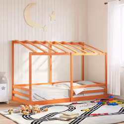 VidaXL 847005 Lit pour enfant Marron Bois