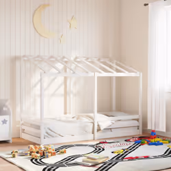 VidaXL 847007 Lit pour enfant Blanc Bois