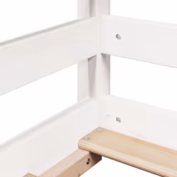 VidaXL 847007 Lit pour enfant Blanc Bois - Vue supplémentaire 7