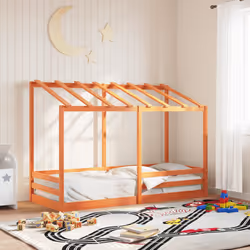 VidaXL 847008 Lit pour enfant Marron Bois