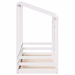 VidaXL 847010 Lit pour enfant Blanc Bois - Vue supplémentaire 5