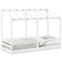 VidaXL 847013 Lit pour enfant Blanc Bois