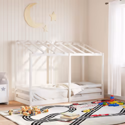 VidaXL 847013 Lit pour enfant Blanc Bois