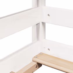 VidaXL 847016 Lit pour enfant Blanc Bois - Vue supplémentaire 7
