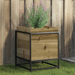 vidaXL Jardinière 40x40x50 cm bois de pin imprégné 847022