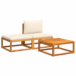 VidaXL 4008167, 2 siège(s), Crème, 110 kg, 1300 mm, 650 mm, 650 mm
