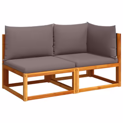 VidaXL 4008175, 2 siège(s), Gris, 110 kg, 1300 mm, 650 mm, 650 mm