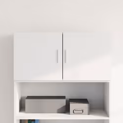 vidaXL Armoire murale blanc 80x42,5x40 cm bois d'ingénierie