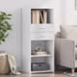 vidaXL Buffet haut blanc 50x42,5x124 cm bois d'ingénierie
