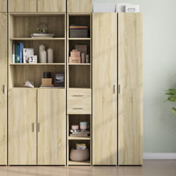 Vidaxl - Buffet haut chêne sonoma 30x42,5x185 cm bois d'ingénierie