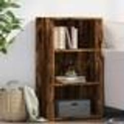 vidaXL Buffet chêne fumé 50x41x93 cm bois d'ingénierie