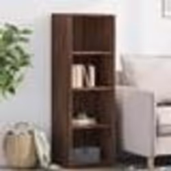 vidaXL Buffet haut chêne marron 40x41x124 cm bois d'ingénierie