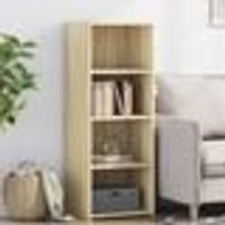 vidaXL Buffet haut chêne sonoma 45x41x124 cm bois d'ingénierie