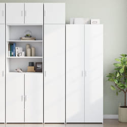 vidaXL Armoire de rangement mince blanc 40x42,5x225 cm