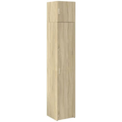 Armoire de rangement mince chêne sonoma 40x42,5x225 cm - Vidaxl
