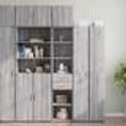 vidaXL Armoire de rangement mince sonoma gris 40x42,5x225 cm