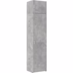 Cette armoire de rangement mince comprend deux armoires de tailles différentes, offrant un espace de rangement supplémentaire ...