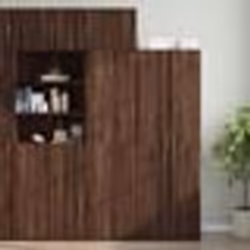 vidaXL Armoire de rangement mince chêne marron 50x42,5x225 cm