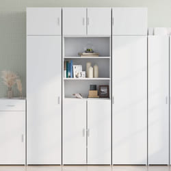 Armoire de rangement blanc 70x42,5x225 cm bois d'ingénierie Vidaxl