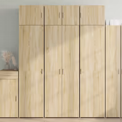 Cette armoire de rangement comprend deux armoires de tailles différentes, offrant un espace de rangement supplémentaire pour  ...