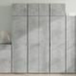 vidaXL Armoire de rangement gris béton 70x42,5x225cm bois d'ingénierie