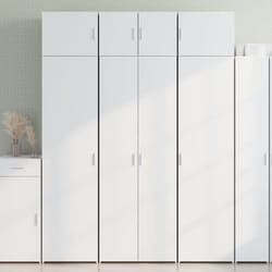 Armoire de rangement blanc 70x42,5x225 cm bois d'ingénierie - Vidaxl