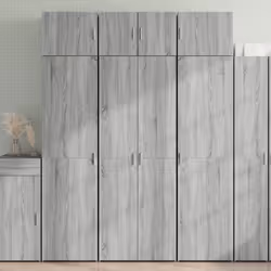 Cette armoire de rangement comprend deux armoires de tailles différentes, offrant un espace de rangement supplémentaire pour  ...