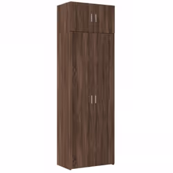 Cette armoire de rangement comprend deux armoires de tailles différentes, offrant un espace de rangement supplémentaire pour  ...