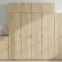 vidaXL Armoire de rangement chêne sonoma 80x42,5x225 cm