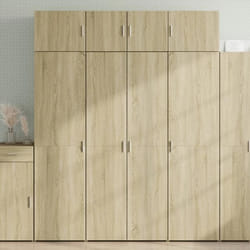 vidaXL Armoire de rangement chêne sonoma 80x42,5x225 cm