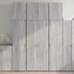 vidaXL Buffet haut sonoma gris 80x42,5x249 cm bois d'ingénierie