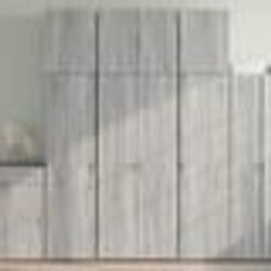 vidaXL Buffet haut sonoma gris 80x42,5x249 cm bois d'ingénierie