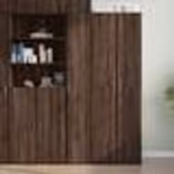 vidaXL Buffet haut chêne marron 30x42,5x185 cm bois d'ingénierie