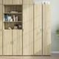 vidaXL Buffet haut chêne sonoma 40x42,5x185 cm bois d'ingénierie