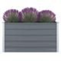vidaXL Buffet haut gris béton 40x42,5x185 cm bois d'ingénierie