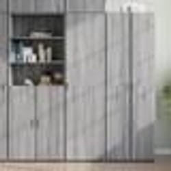 vidaXL Buffet haut sonoma gris 50x42,5x185 cm bois d'ingénierie