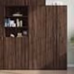 vidaXL Buffet haut chêne marron 50x42,5x185 cm bois d'ingénierie