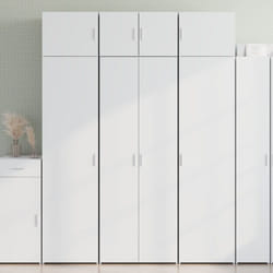 Vidaxl - Buffet haut blanc 70x42,5x185 cm bois d'ingénierie