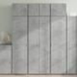 vidaXL Buffet haut gris béton 70x42,5x185 cm bois d'ingénierie