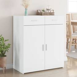 Vidaxl - Buffet blanc 80x42,5x93 cm bois d'ingénierie