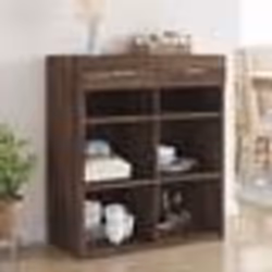 vidaXL Buffet chêne marron 80x42,5x93 cm bois d'ingénierie