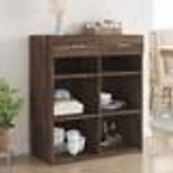 vidaXL Buffet chêne marron 80x42,5x93 cm bois d'ingénierie