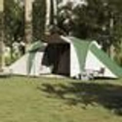 vidaXL Tente familiale à dôme 6 personnes vert imperméable tente abri de camping abri de jardin tente de camping abri 4009386