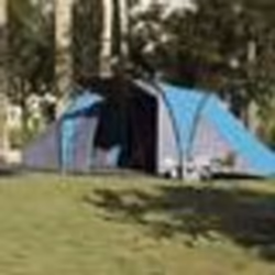 vidaXL Tente familiale à dôme 6 personnes bleu imperméable tente abri de camping abri de jardin tente de camping abri 4009387