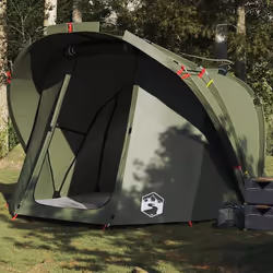 vidaXL Tente de pêche 4 personnes vert olive imperméable 4009395